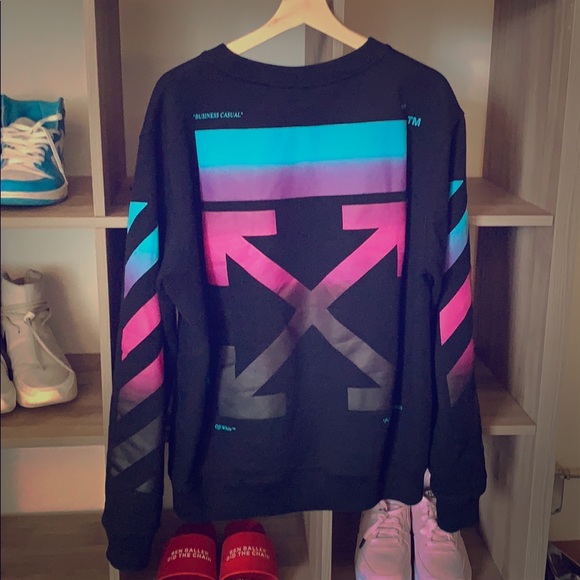 Off-White Other - Off-White Diag Gradient Crewneck